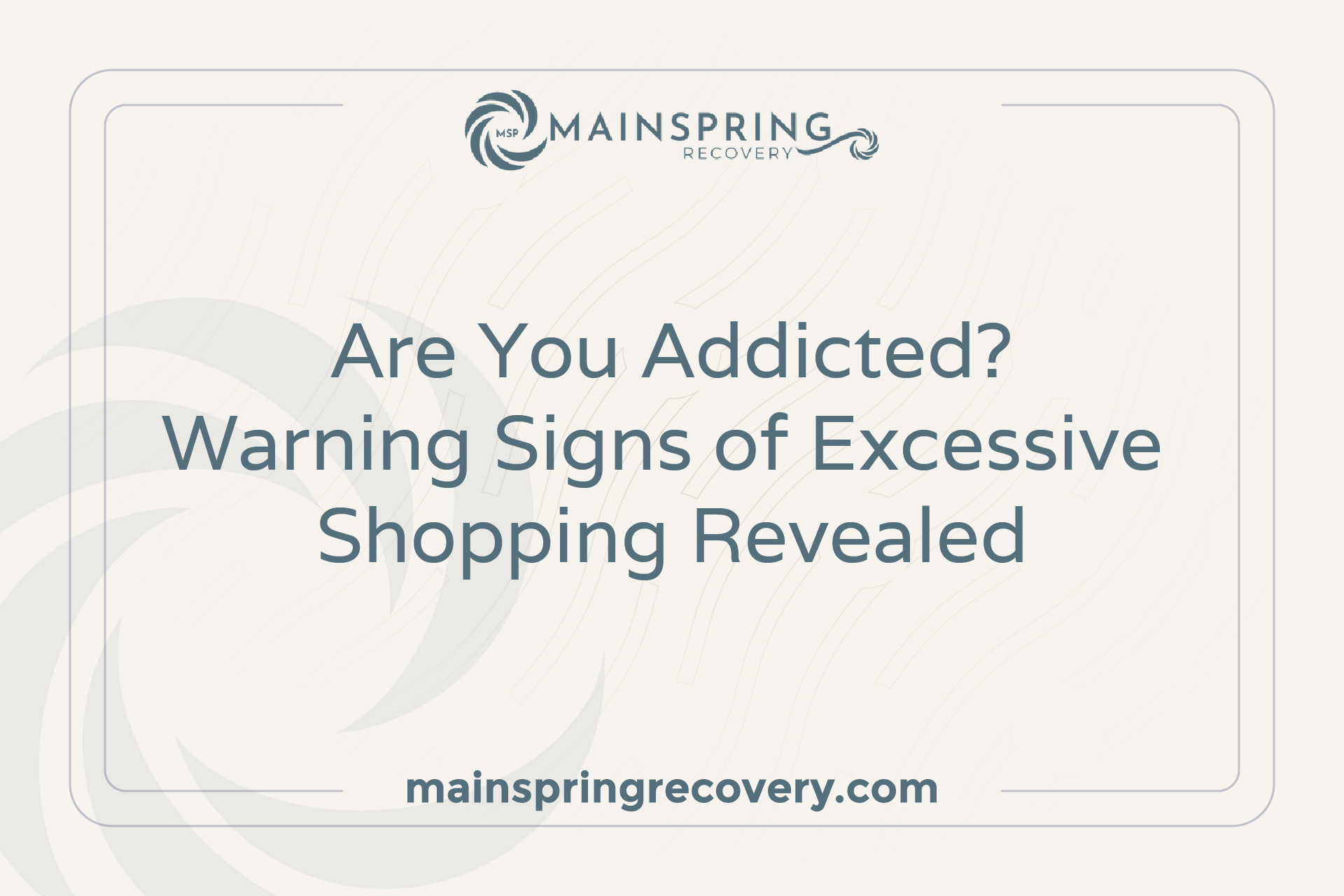 Addictive Store Are You Addicted? Warning Signs of Excessive Shopping Revealed - Main ...