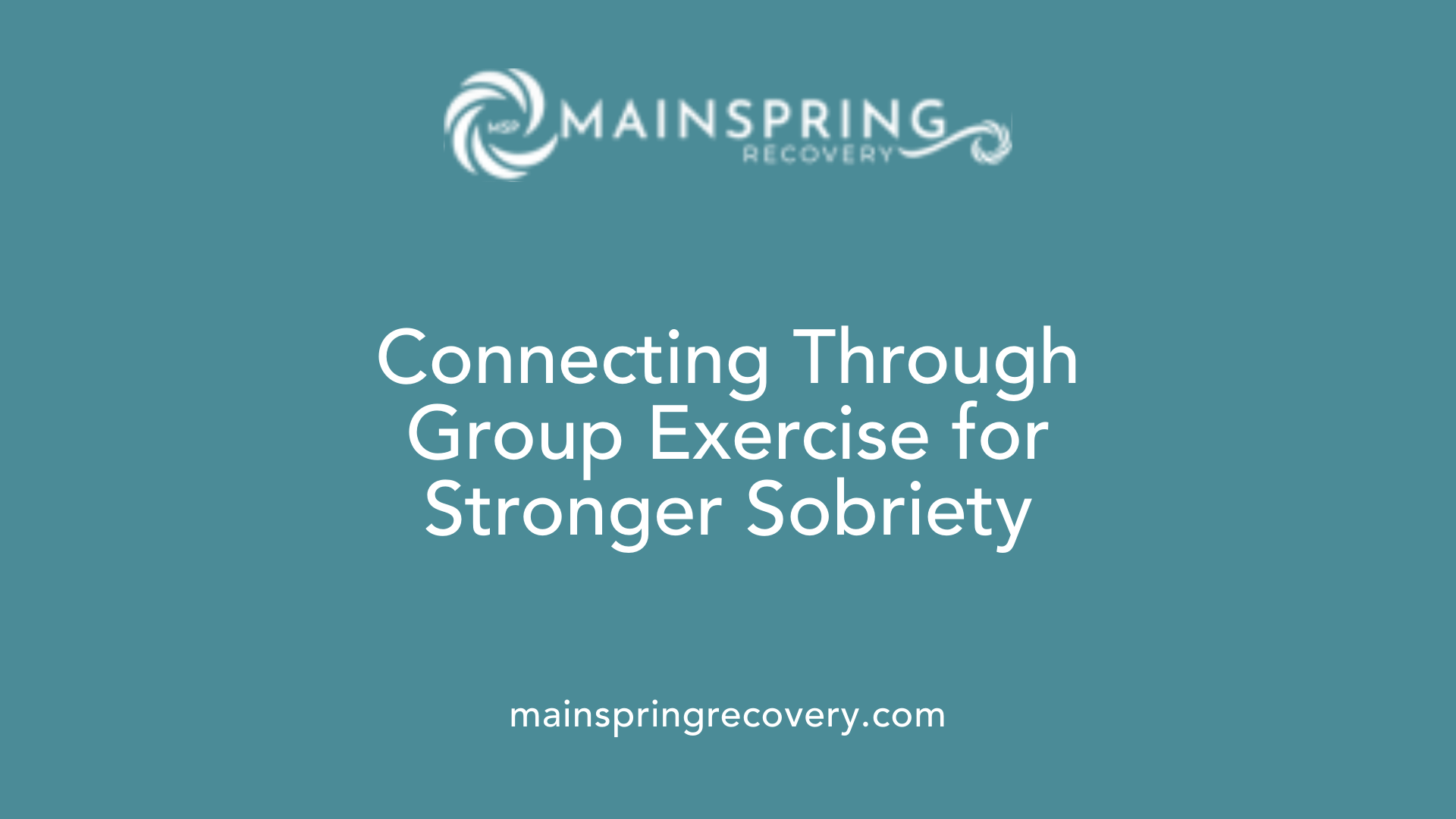connecting through group exercise for stronger sobriety