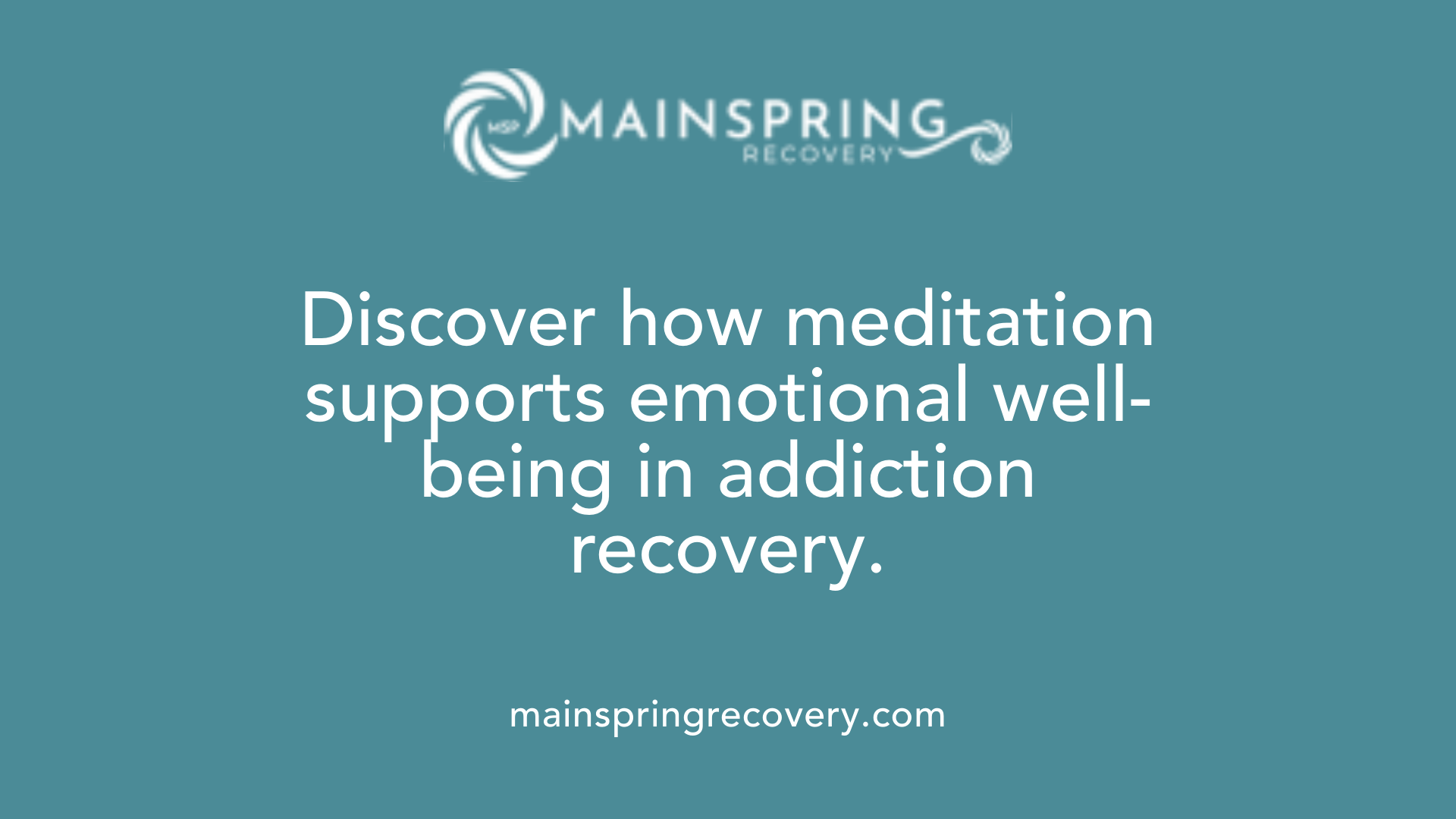 discover how meditation supports emotional well-being in addiction recovery.