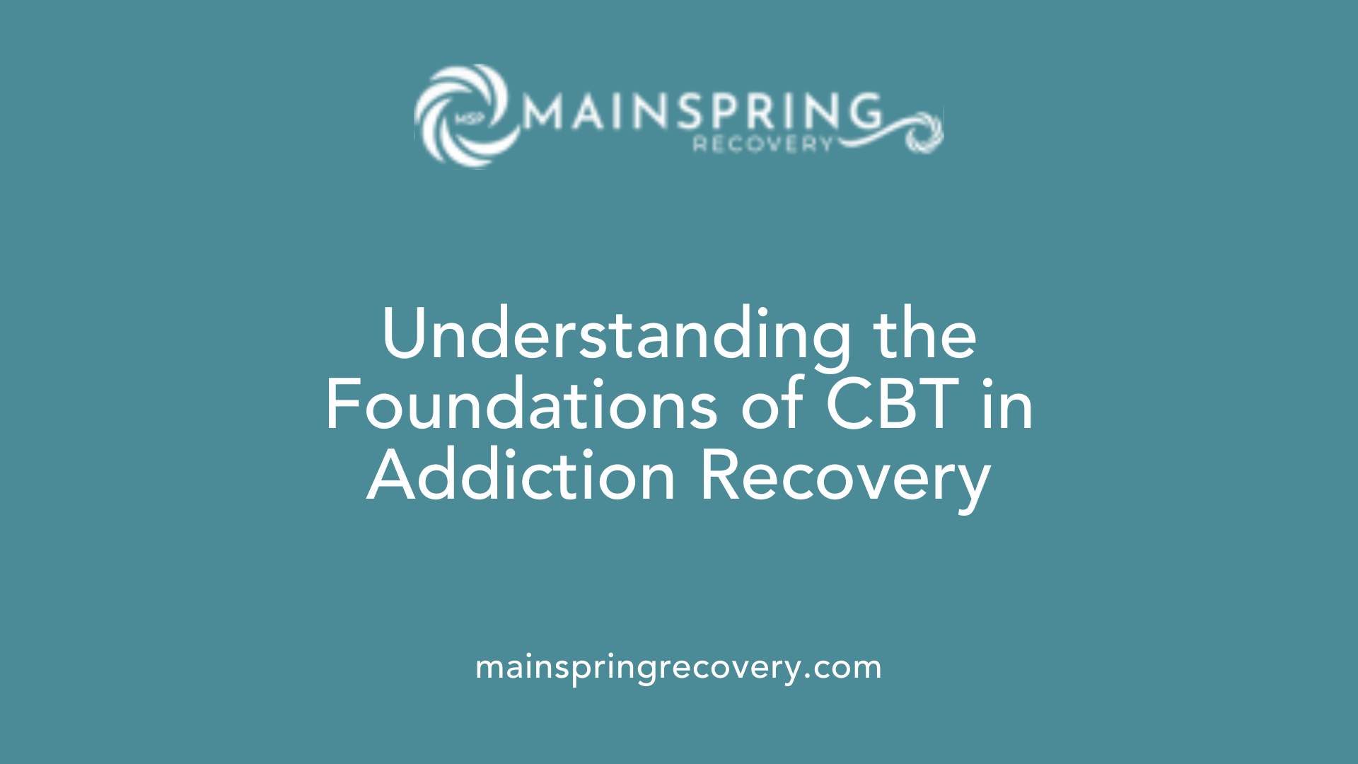 understanding the foundations of cbt in addiction recovery